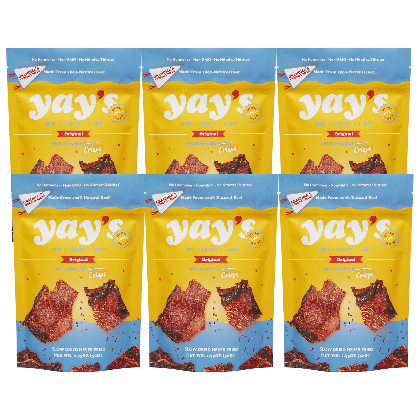 Original Mild Yay's Beef Crisps