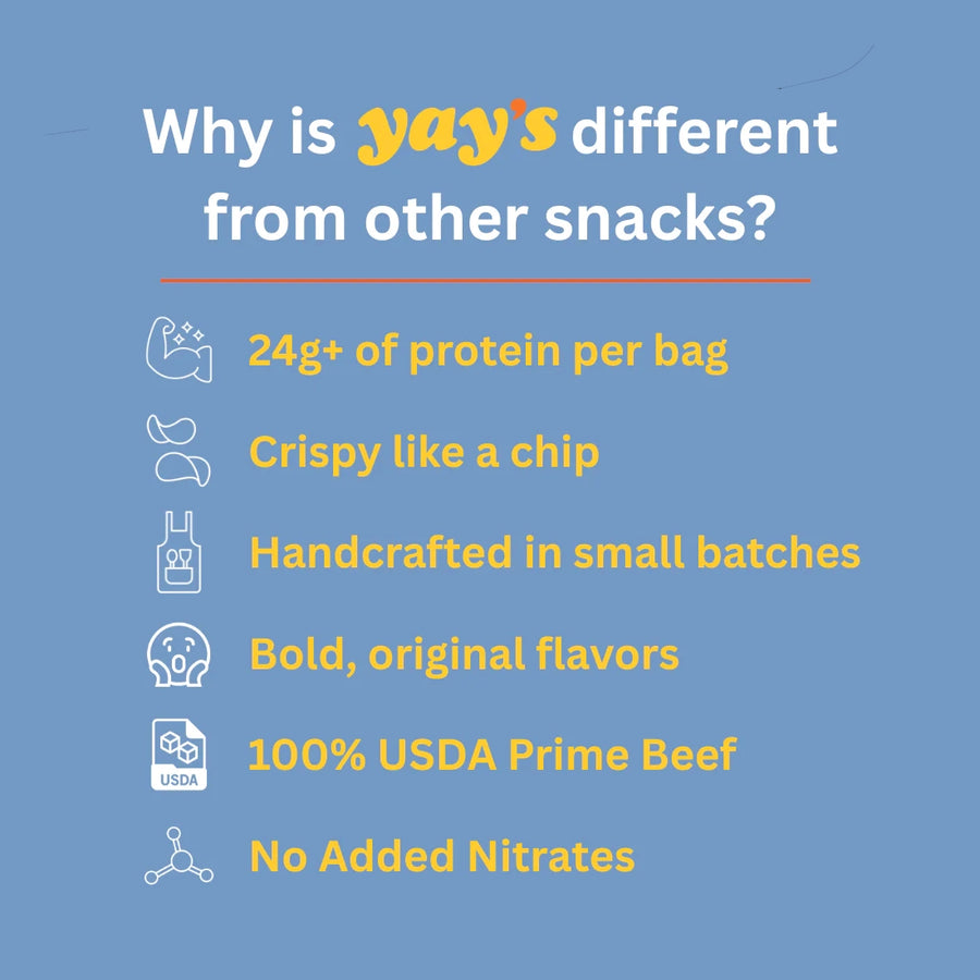 Original Mild Yay's Beef Crisps