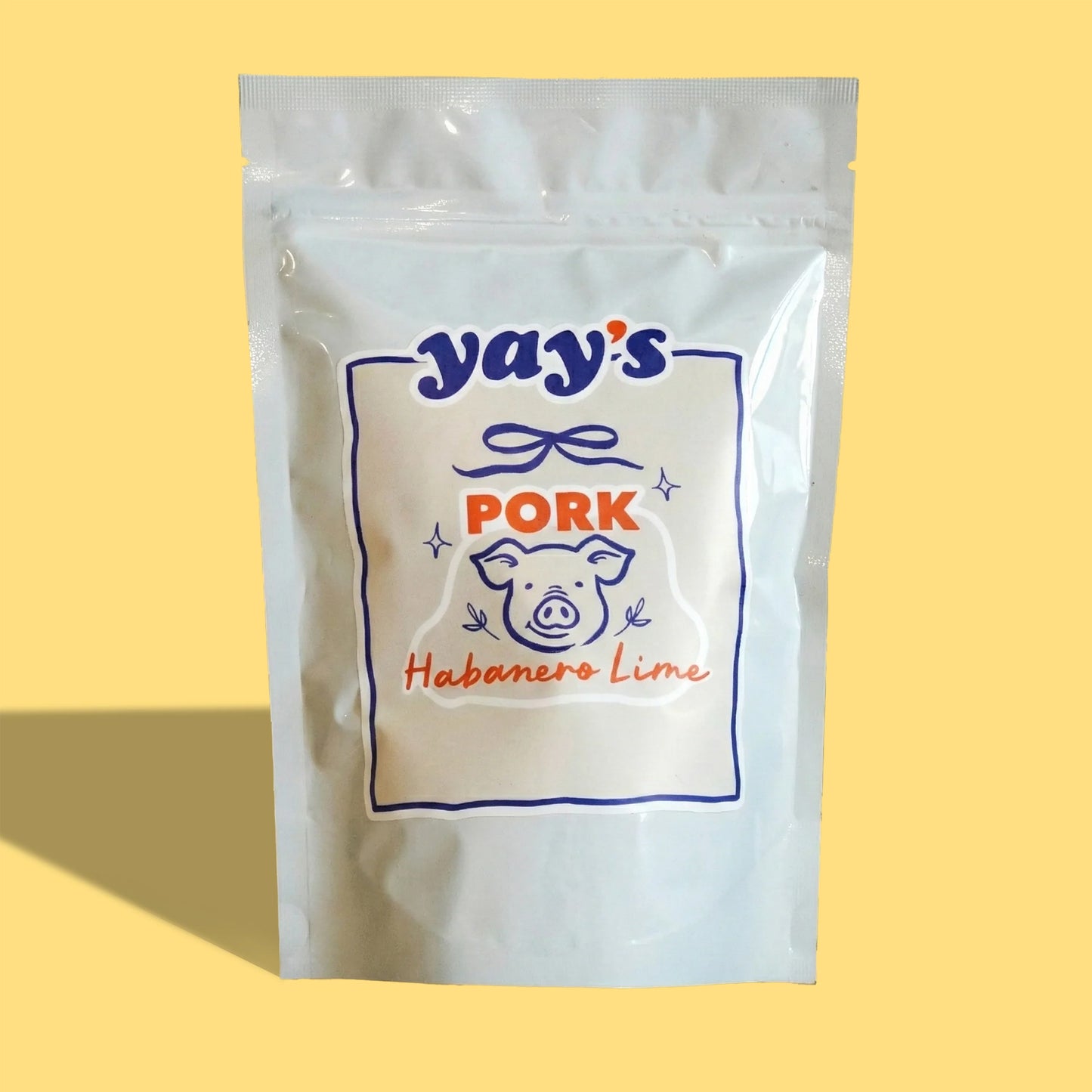 Our NEWEST flavor!  Habanero Lime Pork Yay's Crisps