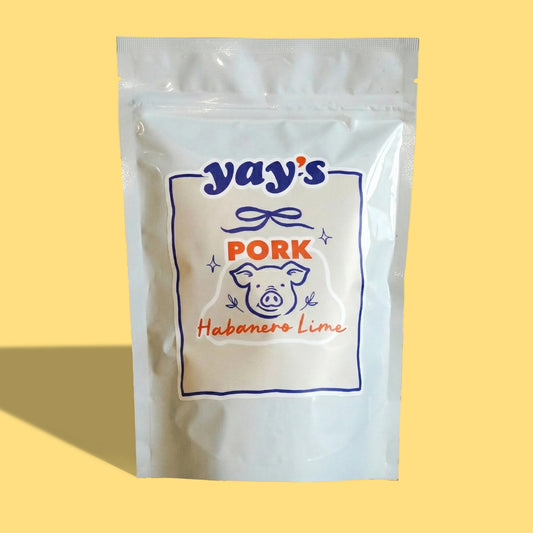 Our NEWEST flavor!  Habanero Lime Pork Yay's Crisps