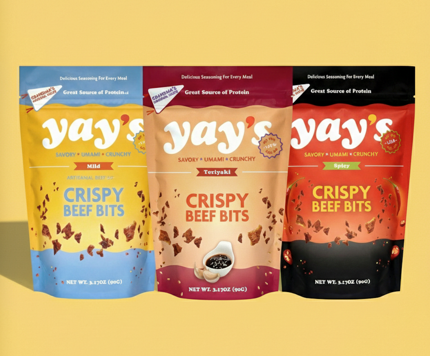 NEW! Crispy Beef Bits Sampler- All 3 Flavors