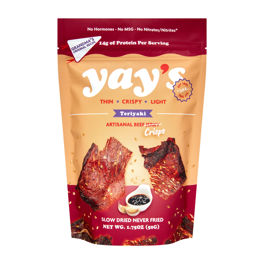 Teriyaki Yay's Beef Crisps